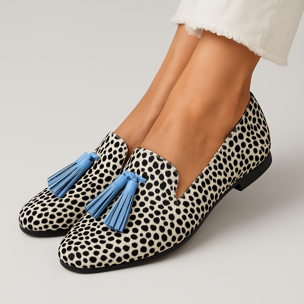 Elegante Damen Quasten-Loafer