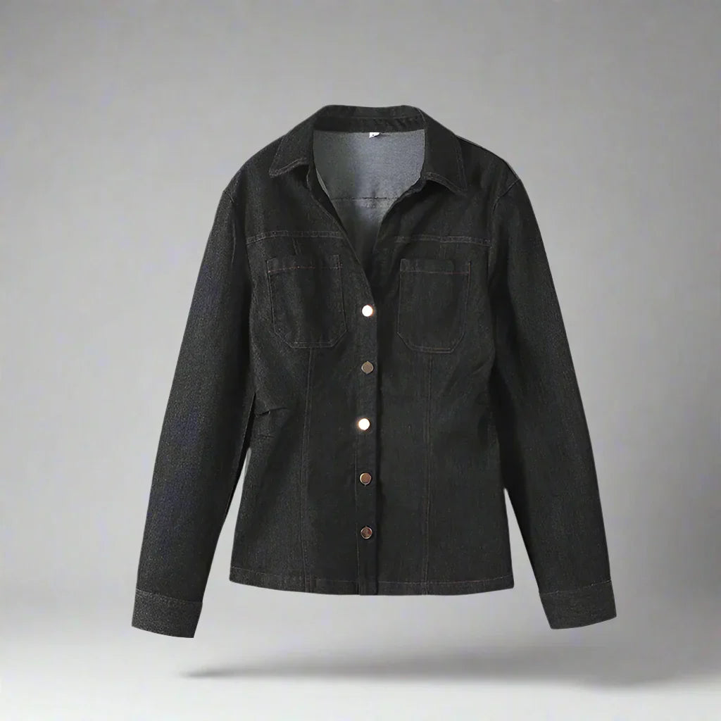 Vintage Damen Jeans-Anzug mit weitem Bein