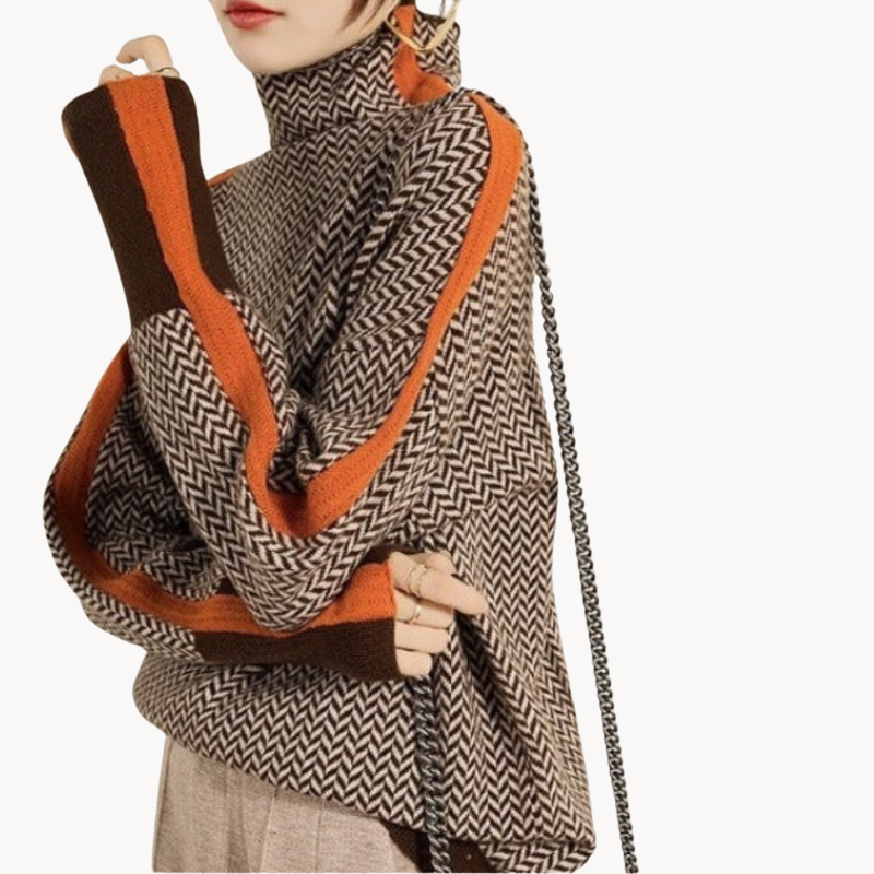 Mia | Schickes Streifendesign Damenpullover