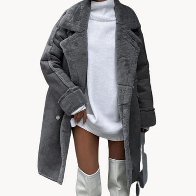 Katia | Chic Dicker langer Damenmantel