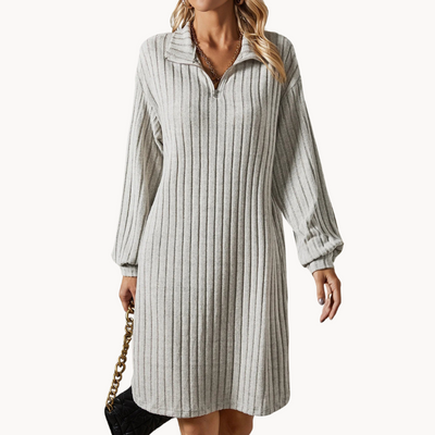 Rocío | Elegantes lockeres Strickkleid für Damen