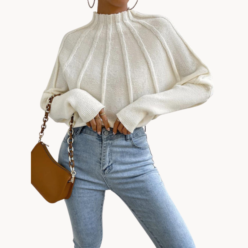 Nathalie | Warm High-Collar Comfort Damenpullover