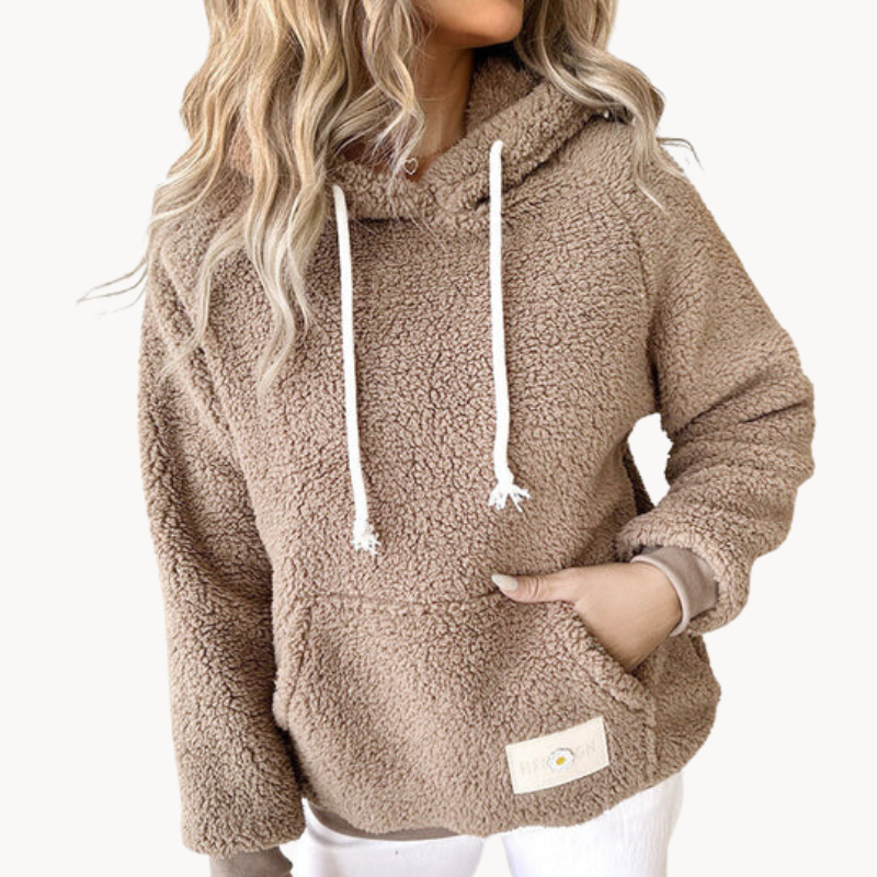 Stefania | Cozy Relaxed Fit Damen-Teddy-Pullover