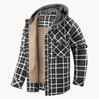Efrem | Checked Warmth Layer Herrenjacke