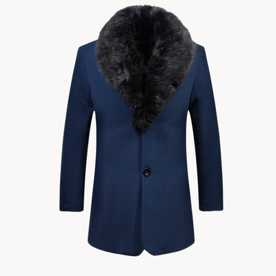 Blaise | Eleganter zeitloser Stil Langer Mantel für Herren
