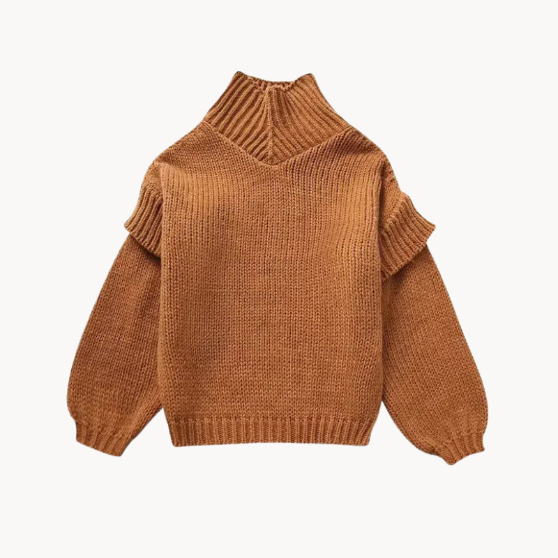 Mariella | Übergroßer gestrickter Damen-Rollkragenpullover
