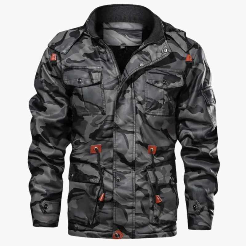 Dymitr | Warme pelzgefütterte Herren-Winterjacke