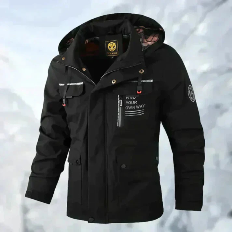 Nestor | Wasserabweisende Herrenjacke mit Karo-Futter