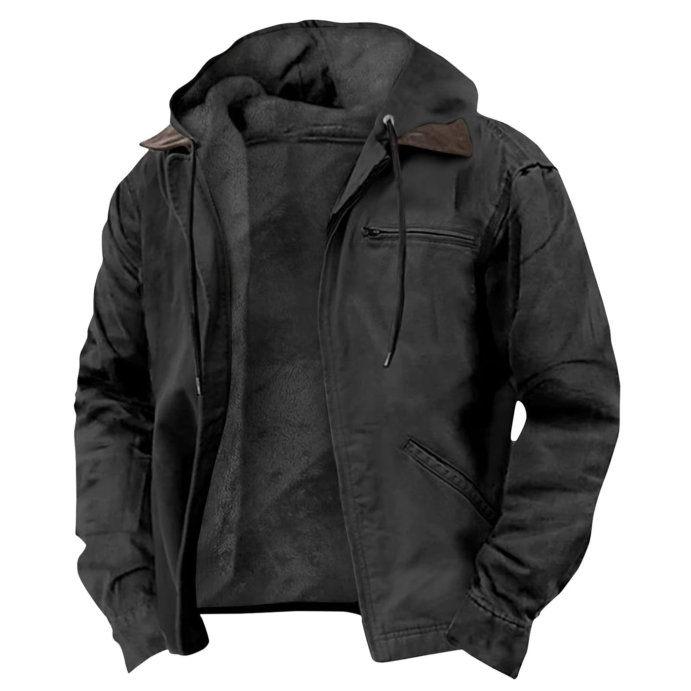 Ioannis | Warme Zip-up Design Herren Kapuzenjacke
