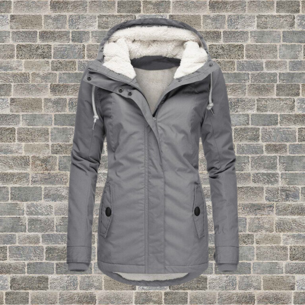 Winterjacke mit Kapuze für Damen