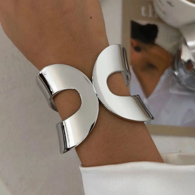 Exklusives Damen Armreif Set Breit Gold