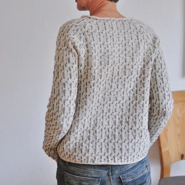 Andrea - Enger Gestrickter Pullover