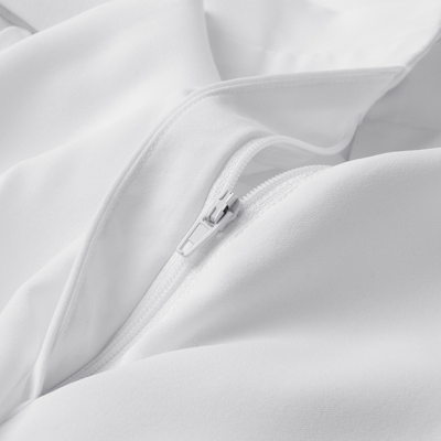 Weite Damen Stoffhose mit Bindegürtel