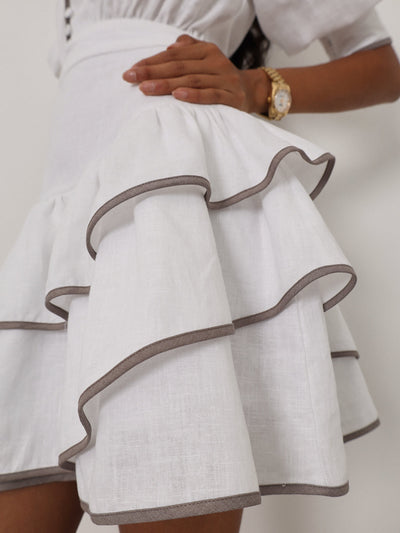 Ivana | Luxus Rüschenkleid von Cassidy