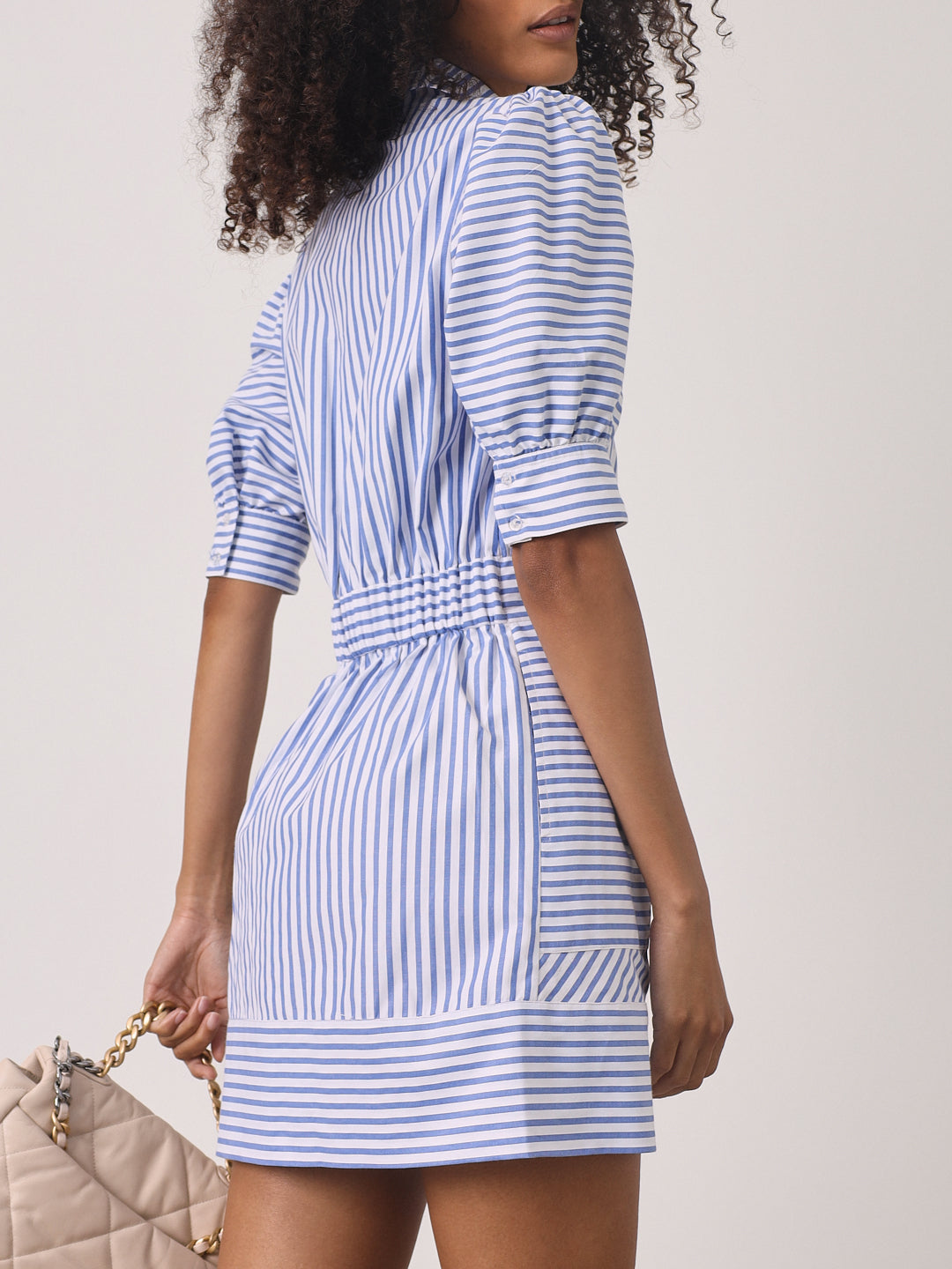 Tara | Levante Streifenkleid | Blau & Weiß