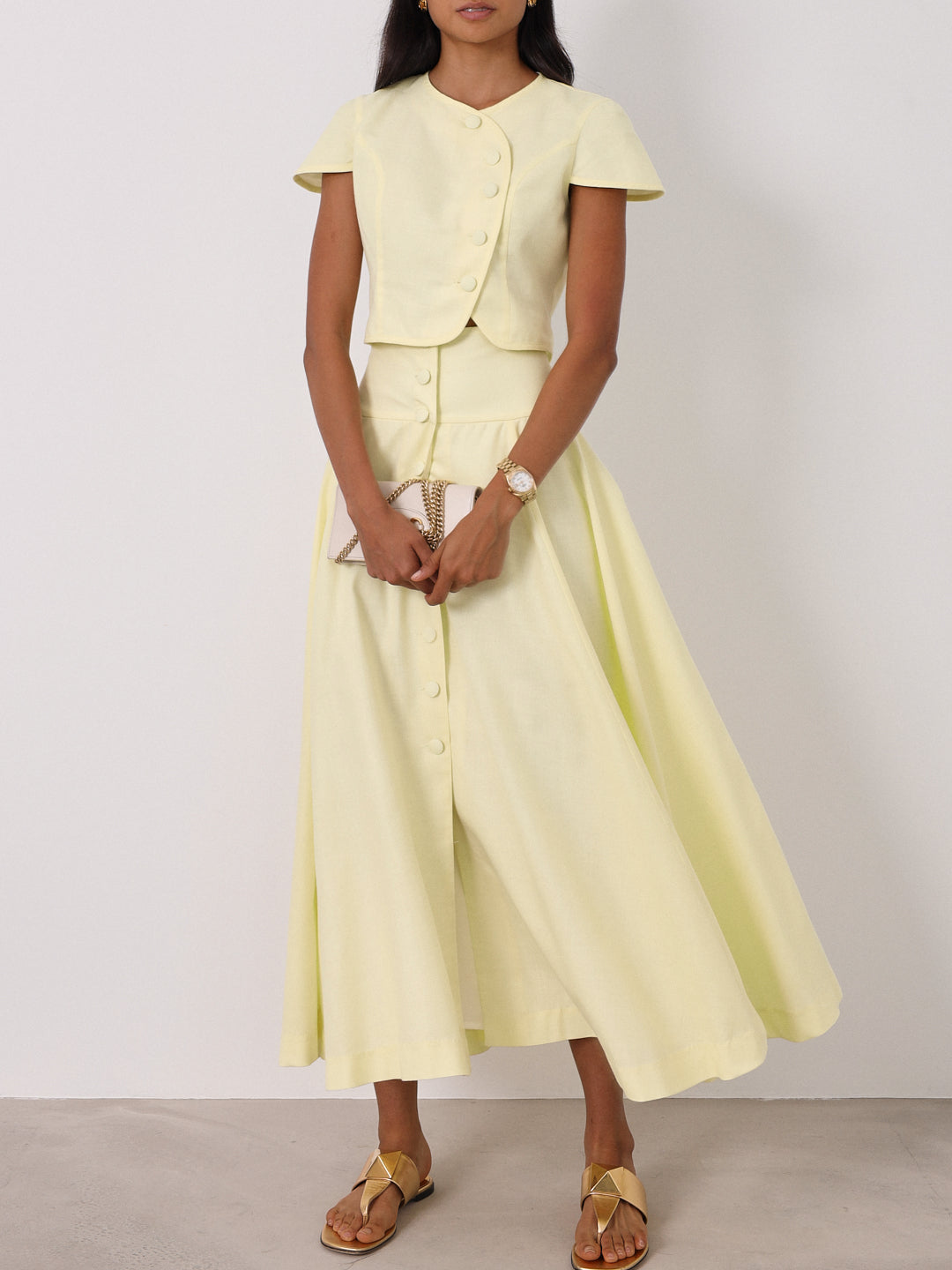 Willow | Rossala Knopfoberteil | Zitronensorbet