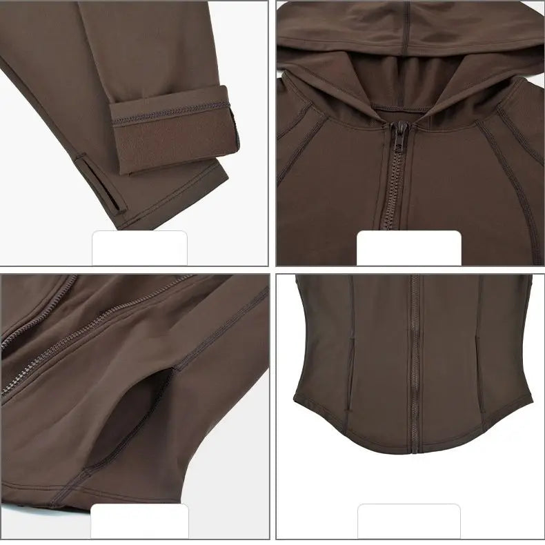 Werosa | Atmungsaktive Fitnessjacke für Damen Winter