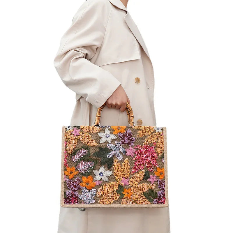 Ökologische Handtasche aus Bambus - Emma