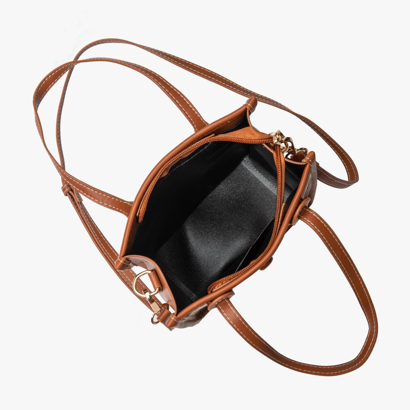 Kleine vegane Leinentasche mit Schultergurt - Nina