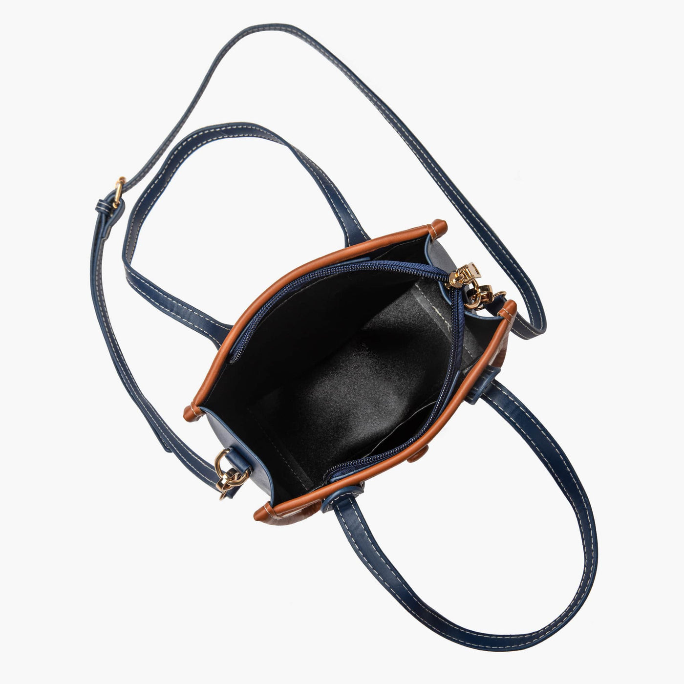 Kleine vegane Leinentasche mit Schultergurt - Nina