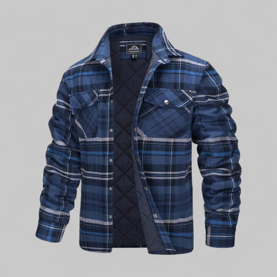 Tobias | Bequeme karierte Flanellhemdjacke