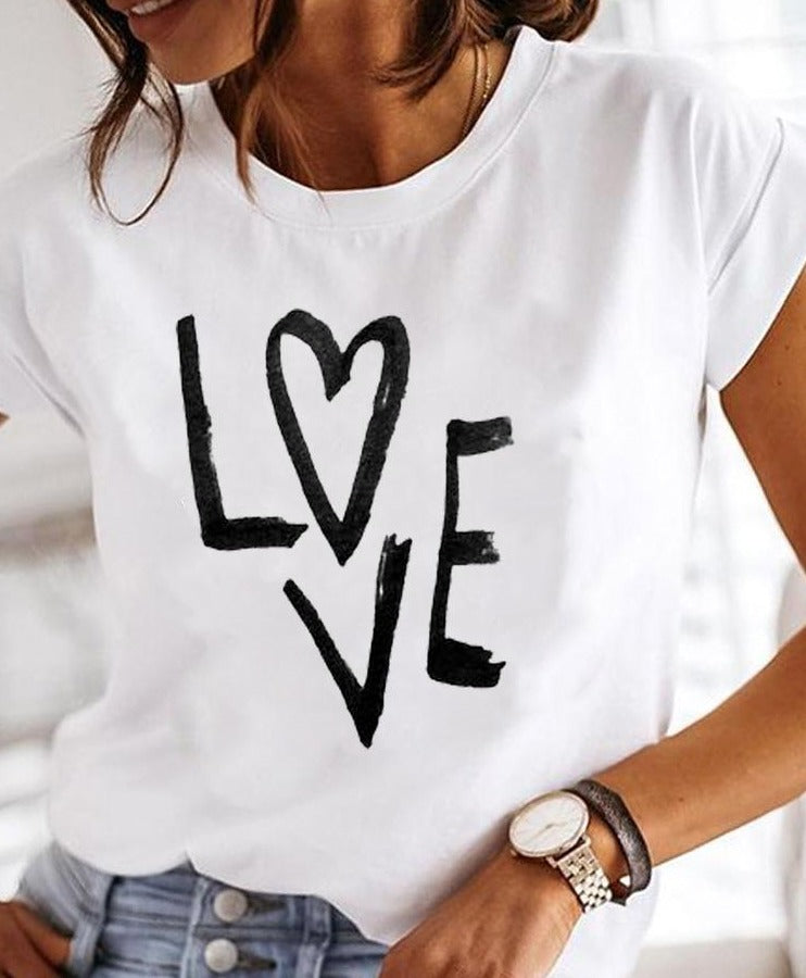 Delia - T-Shirt mit extravaganten Sommermotiven