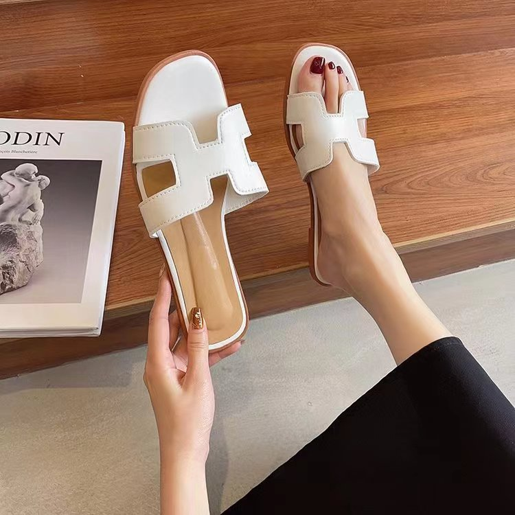 Anna™ Sandale Sommersandale aus Leder mit H-Logo