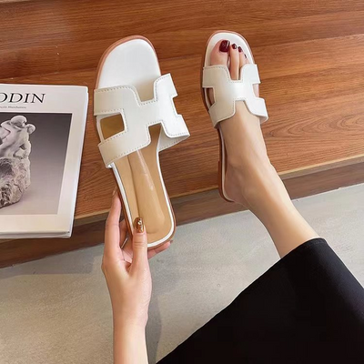 Anna™ Sandale Sommersandale aus Leder mit H-Logo