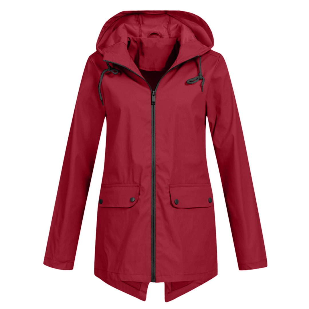 Leichte Regenjacke mit Kapuze für Damen