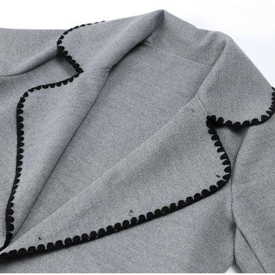 Revers-Taschenmantel für Damen