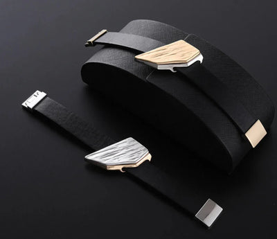 Geometrisches Damen Armreif Vintage Punk Style mit Magnetverschluss