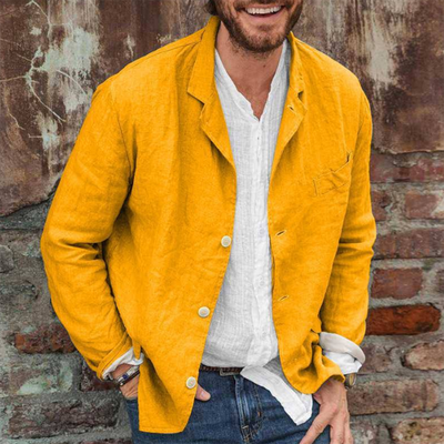 Leichte Leinen-Sommerjacke für Herren – Carmelo