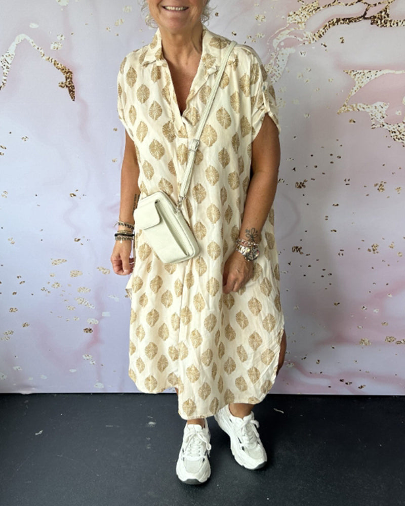 Elegantes Damen Wickelkleid mit V-Ausschnitt