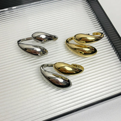 Trendy Statement Damen Doppelring Punk Style