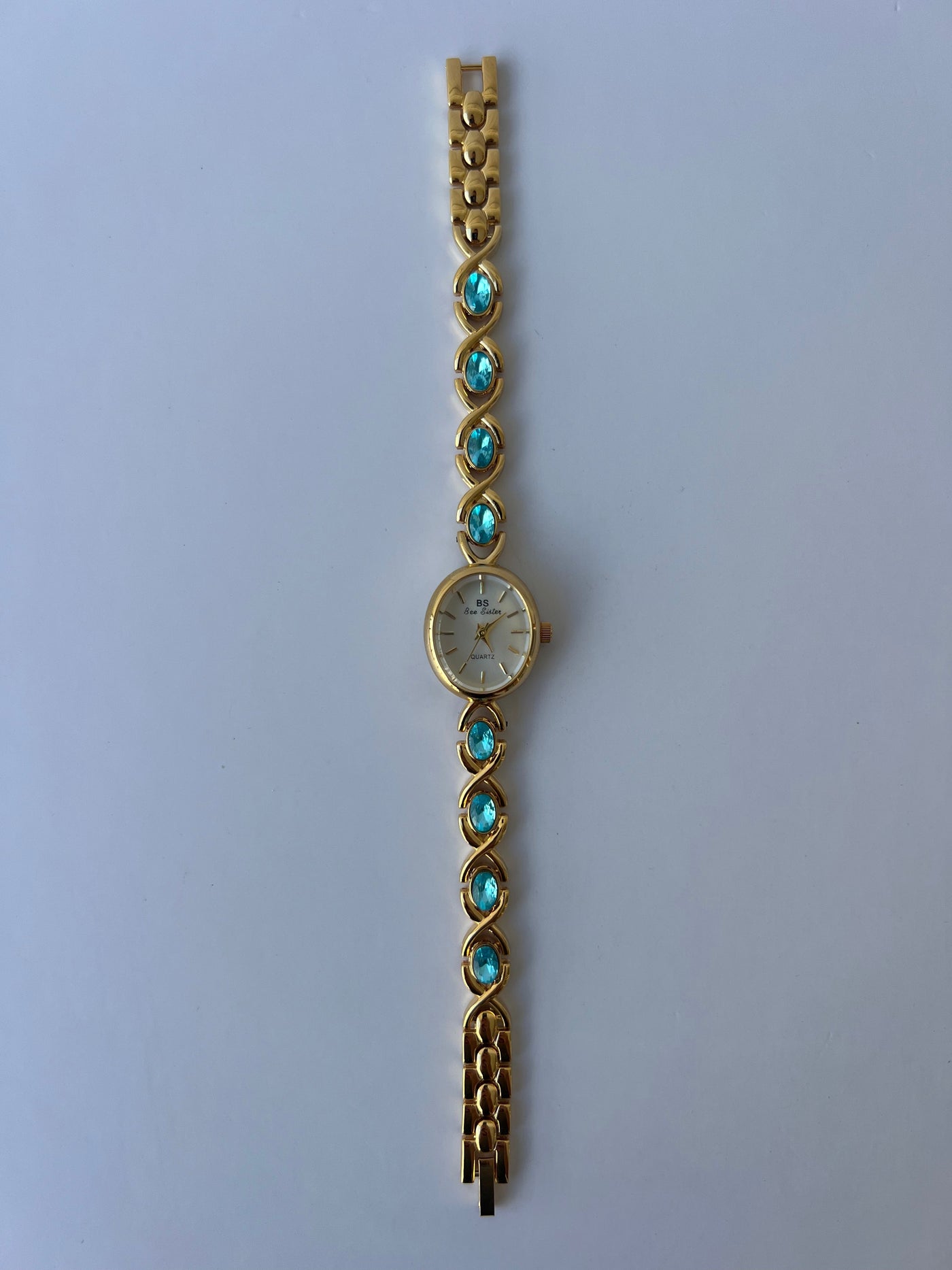 Vintage Diamant Gold Damen Armbanduhr