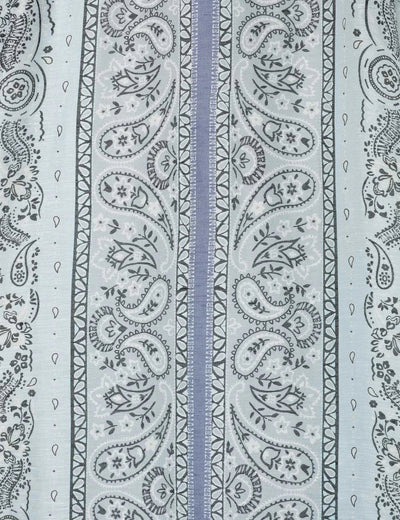 Zweiteiler-Set mit Bluse & Maxi-Rock im Paisley-Stil – Urban & Elegant