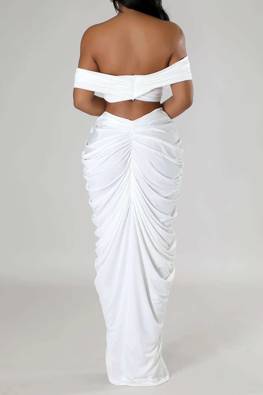 Desiree | Elegantes Off-Shoulder-Set mit Drapierung