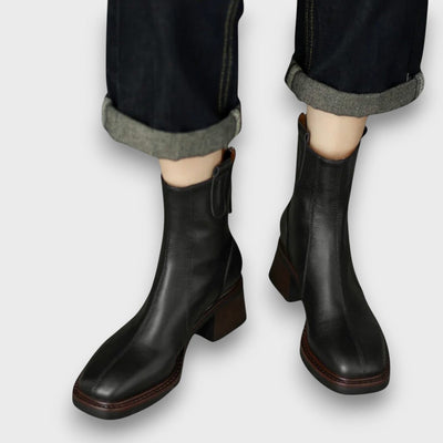 Fien – Klassische Ankle Boots aus Leder