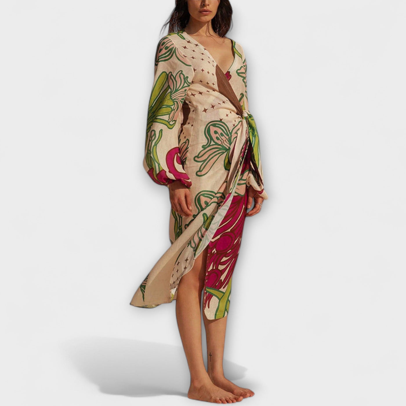 Tracey - Bindetunika Maxikleid