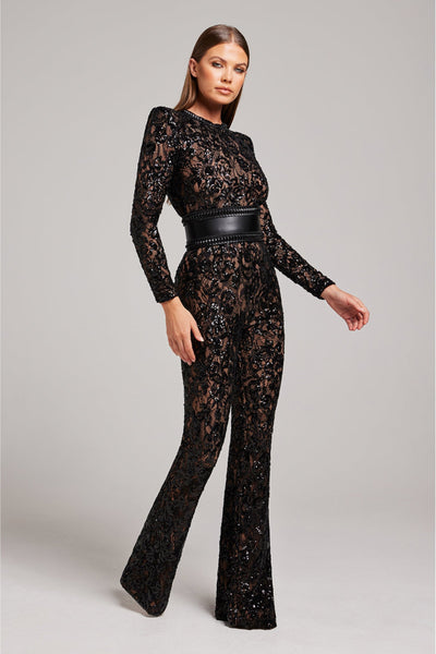 Féline - Eleganter Spitzen-Jumpsuit