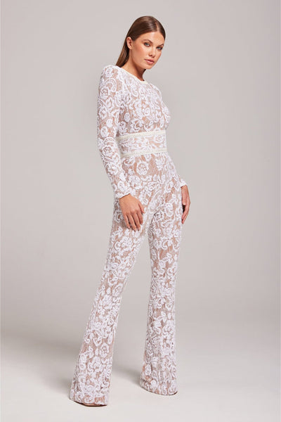 Féline - Eleganter Spitzen-Jumpsuit