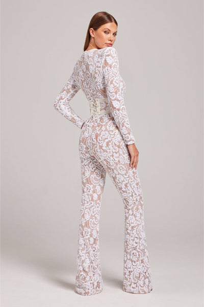 Féline - Eleganter Spitzen-Jumpsuit