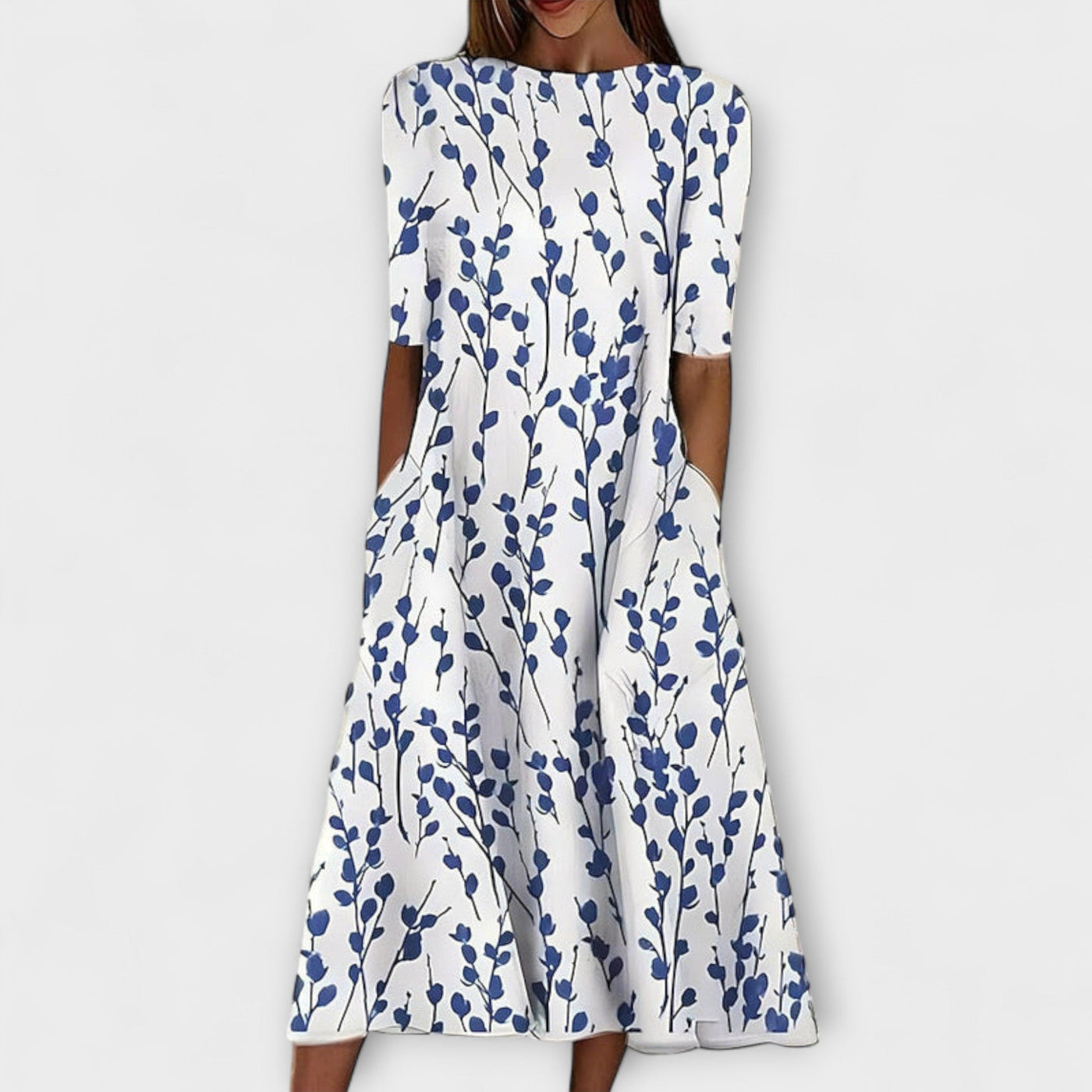 Adelina - Blumenkleid Küste