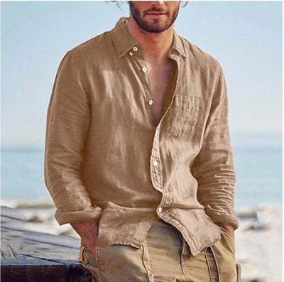 Trendiges Leinenhemd für Herren – Cristian