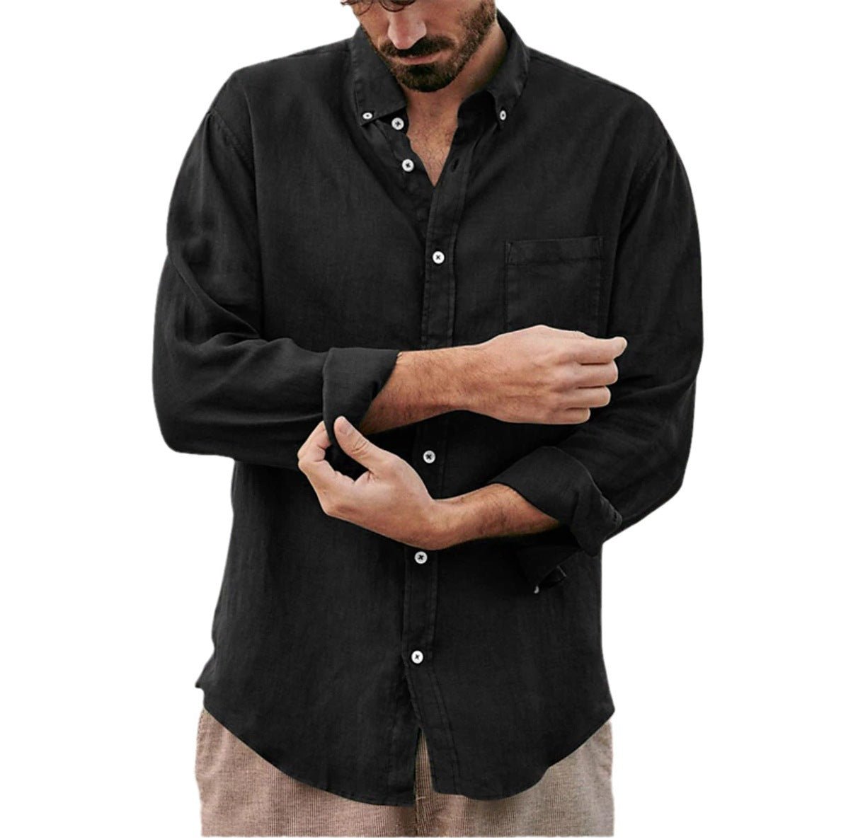 Trendiges Leinenhemd für Herren – Cristian
