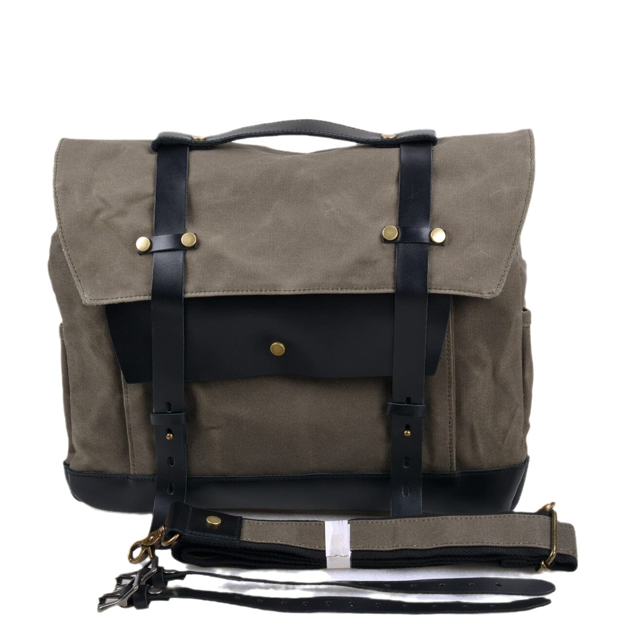 Seattle Canvas-Motorradsatteltasche 18L - Robuste Eleganz in Armygrün, Khaki oder Schwarz