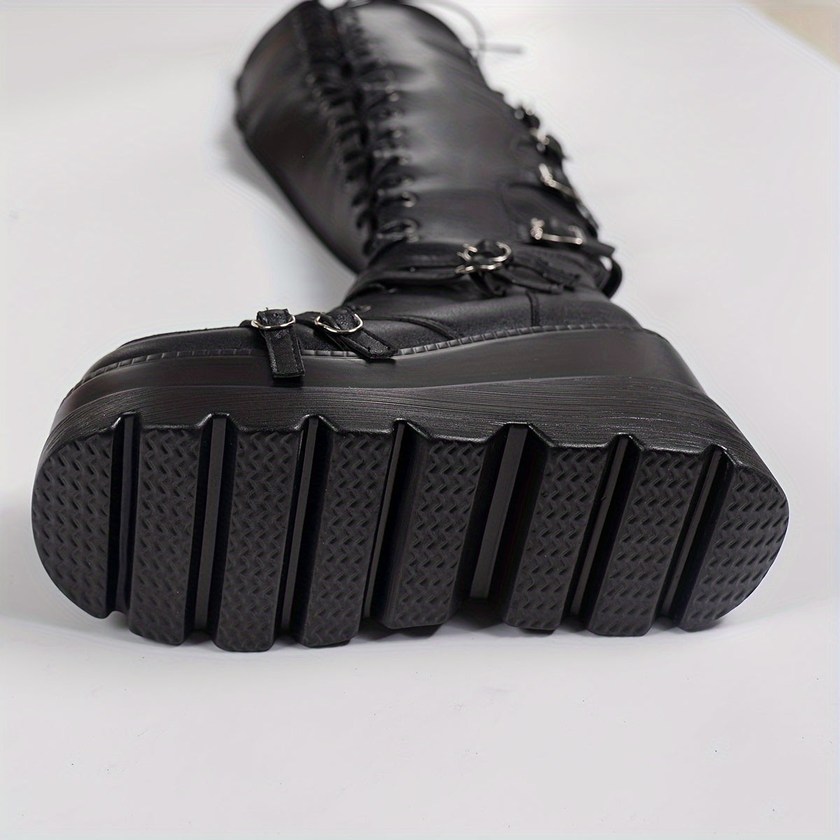 Overknee Stiefel Damen | Mittlerer Blockabsatz mit Schaft