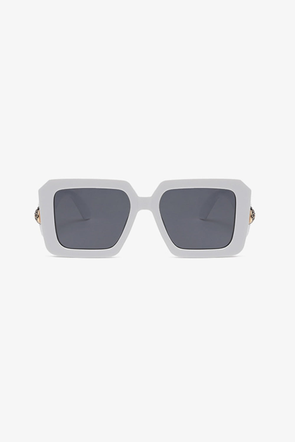 Modische Square-Sonnenbrille mit Polycarbonatgestell