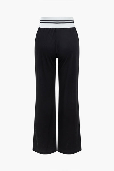 Christa | Sportliches Zweiteiler-Set mit Cropped-Jacke & weiter Hose