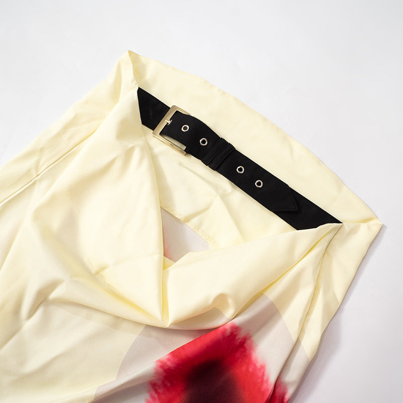 Kaeli | Bandeau-Maxikleid Mit Wasserfallrücken